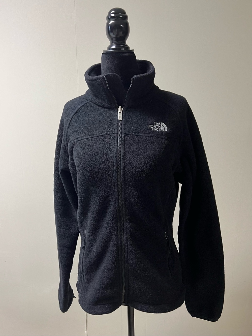 The North Face Women's Black Zip-Up Fleece Jacket